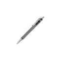 Variante Gris givré - Stylo bille personnalisable en ABS givré avec clip métal - Antartica