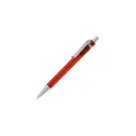 Variante Rouge givré - Stylo bille personnalisable en ABS givré avec clip métal - Antartica