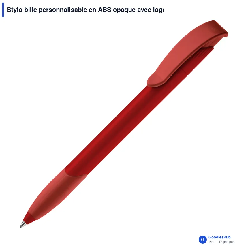 Stylo bille personnalisable en ABS opaque avec logo - Apollo - Image 2