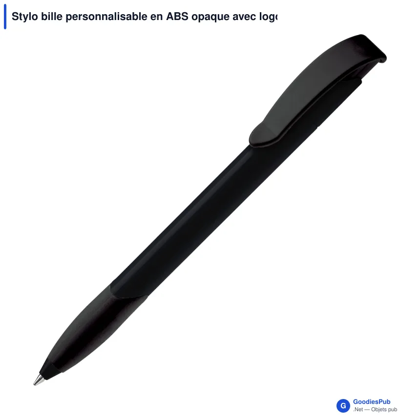 Stylo bille personnalisable en ABS opaque avec logo - Apollo - Image 11
