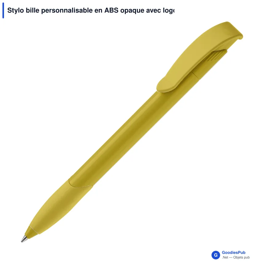 Stylo bille personnalisable en ABS opaque avec logo - Apollo - Image 12