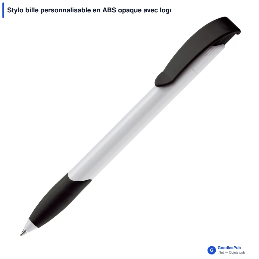 Stylo bille personnalisable en ABS opaque avec logo - Apollo - Image 5