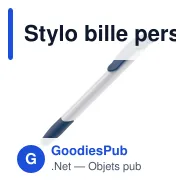 Stylo bille personnalisable en ABS opaque avec logo - Apollo - Miniature 6