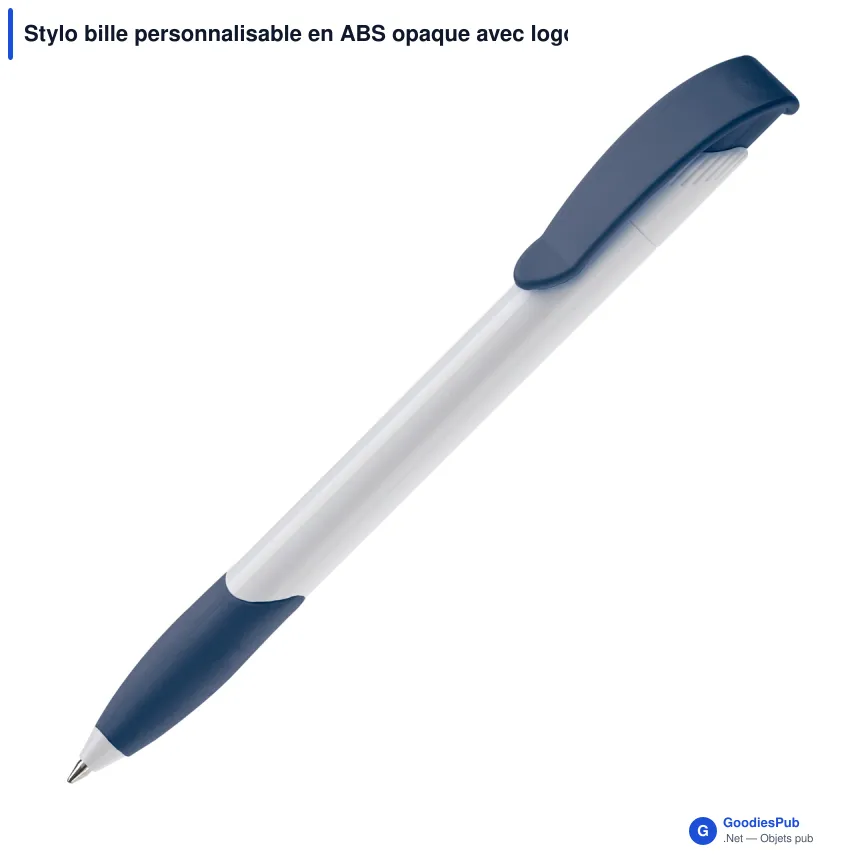 Stylo bille personnalisable en ABS opaque avec logo - Apollo - Image 6