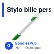 Stylo bille personnalisable en ABS opaque avec logo - Apollo - Miniature 7