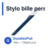 Stylo bille personnalisable en ABS opaque avec logo - Apollo - Miniature 8