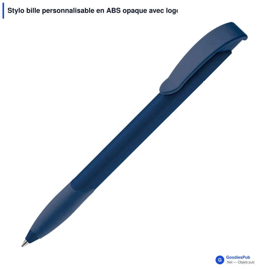 Stylo bille personnalisable en ABS opaque avec logo - Apollo - Image 8