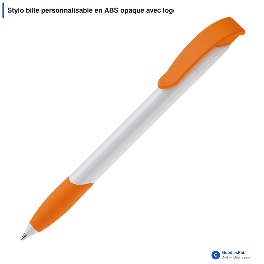 Stylo bille personnalisable en ABS opaque avec logo - Apollo - Image 9