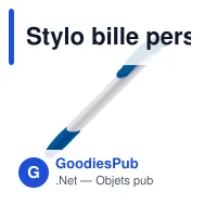 Stylo bille personnalisable en ABS opaque avec logo - Apollo - Miniature 10