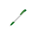 Variante Blanc / vert - Stylo bille personnalisable en ABS opaque avec logo - Apollo