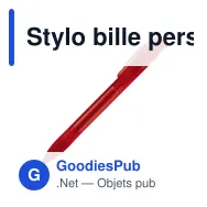 Stylo bille personnalisable en ABS transparent givré avec logo - Apollo - Miniature 7