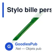 Stylo bille personnalisable en ABS transparent givré avec logo - Apollo - Miniature 8
