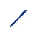 Variante Bleu givré - Stylo bille personnalisable en ABS transparent givré avec logo - Apollo