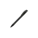 Variante Noir givré - Stylo bille personnalisable en ABS transparent givré avec logo - Apollo