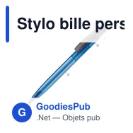 Stylo bille personnalisable en ABS couleurs combinées avec logo - Avalon Combi - Miniature 2