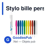 Stylo bille personnalisable opaque en ABS avec logo - Avalon Opaque - Miniature 1
