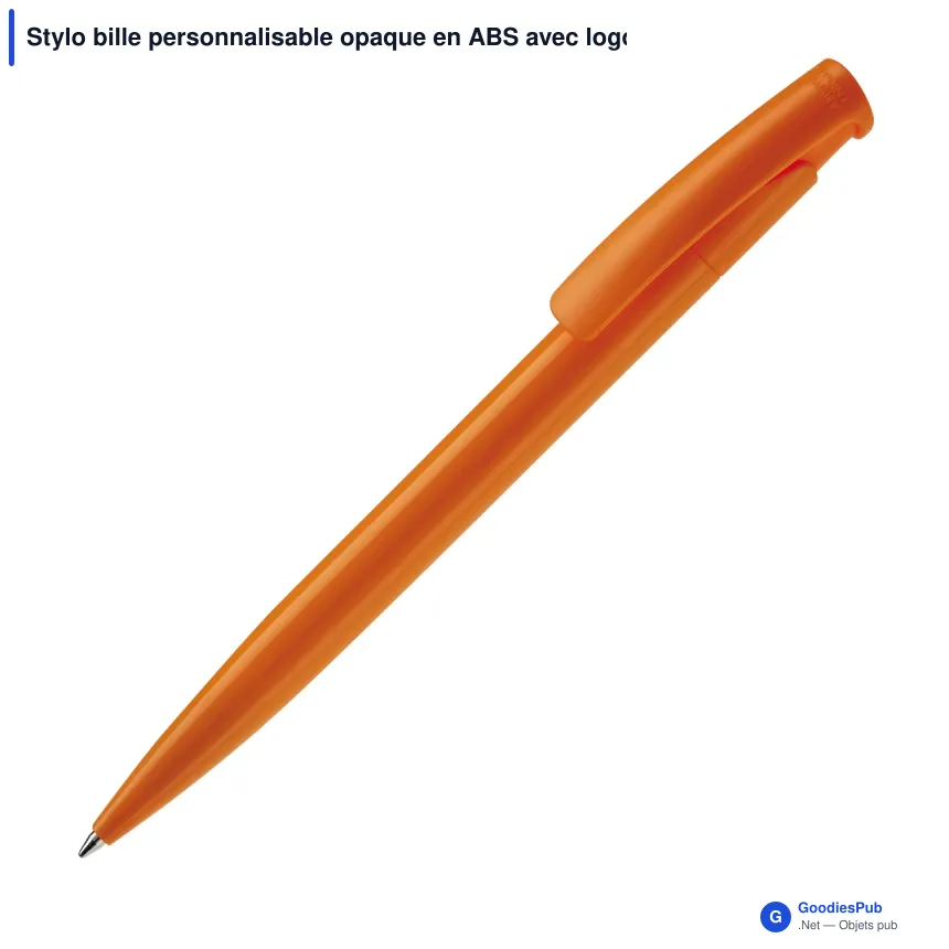 Stylo bille personnalisable opaque en ABS avec logo - Avalon Opaque - Image 5