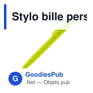 Stylo bille personnalisable opaque en ABS avec logo - Avalon Opaque - Miniature 6
