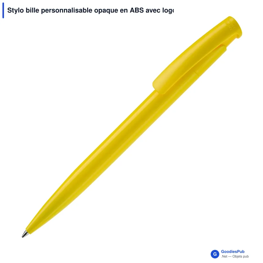 Stylo bille personnalisable opaque en ABS avec logo - Avalon Opaque - Image 7