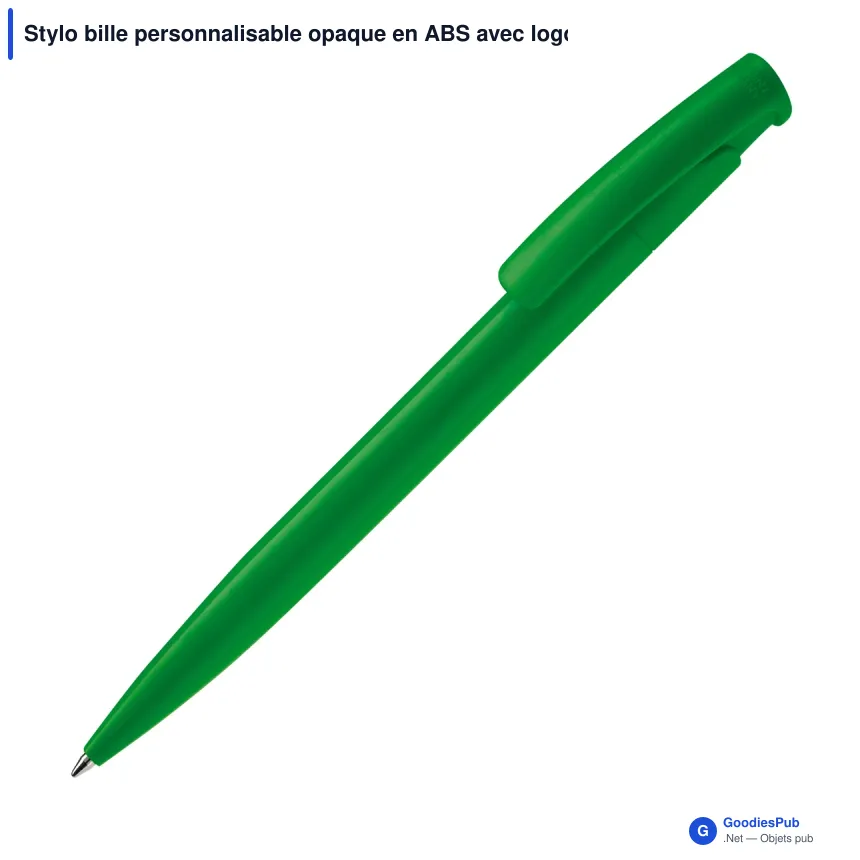 Stylo bille personnalisable opaque en ABS avec logo - Avalon Opaque - Image 10