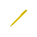 Variante Jaune - Stylo bille personnalisable opaque en ABS avec logo - Avalon Opaque