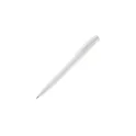 Variante Blanc - Stylo bille personnalisable opaque en ABS avec logo - Avalon Opaque
