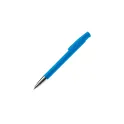 Variante Bleu clair - Stylo bille personnalisable opaque à pointe métal avec logo - Avalon Opaque