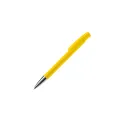 Variante Jaune - Stylo bille personnalisable opaque à pointe métal avec logo - Avalon Opaque