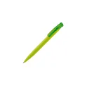 Variante Vert clair - Stylo bille personnalisable soft-touch en ABS avec logo - Avalon Soft-touch