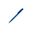 Variante Bleu - Stylo bille personnalisable soft-touch en ABS avec logo - Avalon Soft-touch