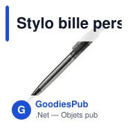 Stylo bille personnalisable transparent en ABS avec logo - Avalon Transparent - Miniature 5