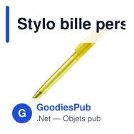 Stylo bille personnalisable transparent en ABS avec logo - Avalon Transparent - Miniature 6