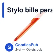 Stylo bille personnalisable transparent en ABS avec logo - Avalon Transparent - Miniature 8