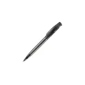 Variante Transparent Noir - Stylo bille personnalisable transparent en ABS avec logo - Avalon Transparent
