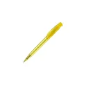 Variante Transparent Jaune - Stylo bille personnalisable transparent en ABS avec logo - Avalon Transparent