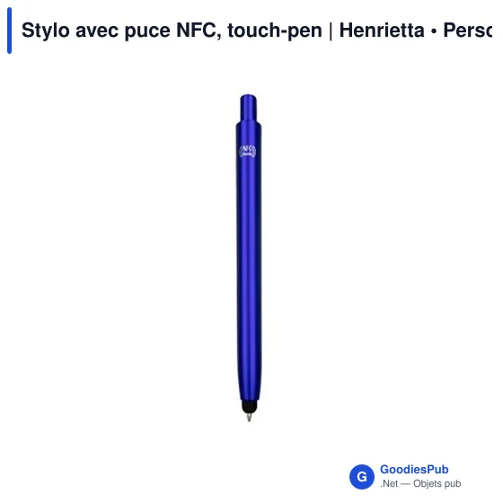 Stylo multifonction personnalisé avec puce NFC - Henriettaavec logo - Image 4