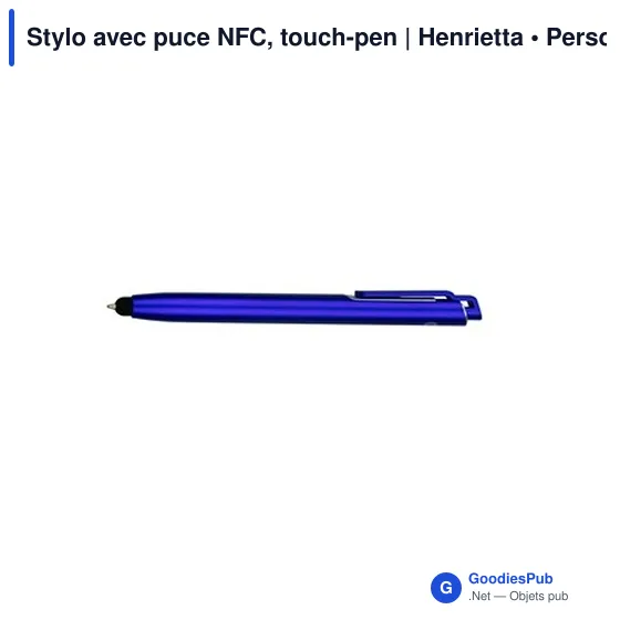 Stylo multifonction personnalisé avec puce NFC - Henriettaavec logo - Image 5