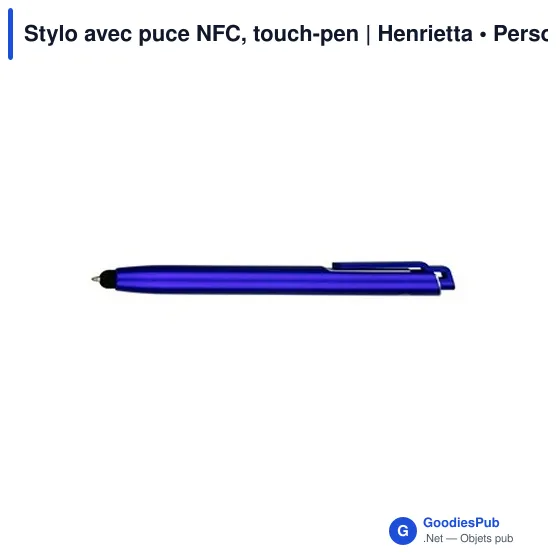 Stylo multifonction personnalisé avec puce NFC - Henriettaavec logo - Image 6