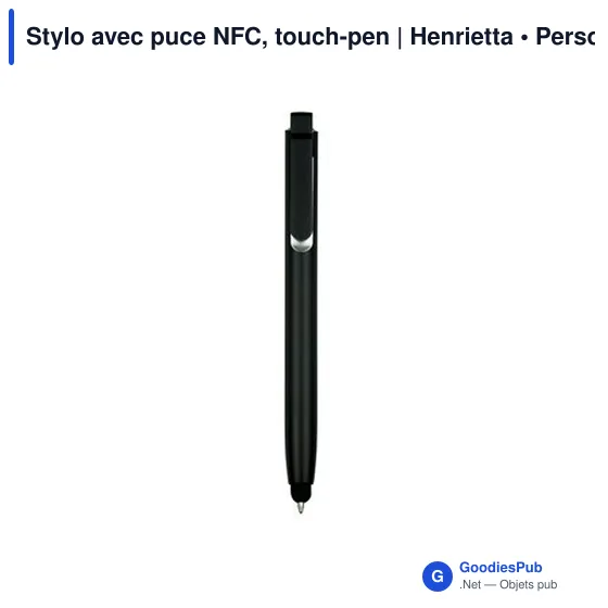 Stylo multifonction personnalisé avec puce NFC - Henriettaavec logo - Image 10