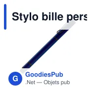 Stylo bille personnalisable 2 en 1 en métal avec surligneur et logo - Duo - Miniature 3