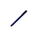 Variante Bleu foncé - Stylo bille personnalisable 2 en 1 en métal avec surligneur et logo - Duo
