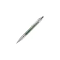 Variante Transparent Blanc - Stylo bannière personnalisable en ABS transparent avec logo