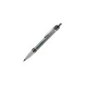 Variante Transparent Noir - Stylo bannière personnalisable en ABS transparent avec logo