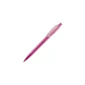 Variante Rose givré - Stylo bille personnalisable en ABS givré avec logo - Stilolinea Baron 03 Ice