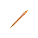 Variante Orange givré - Stylo bille personnalisable en ABS givré avec logo - Stilolinea Baron 03 Ice