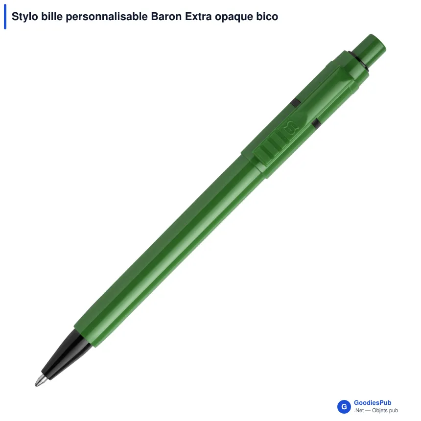 Stylo bille personnalisable Baron Extra opaque bicolore avec logo - Stilolinea - Image 4