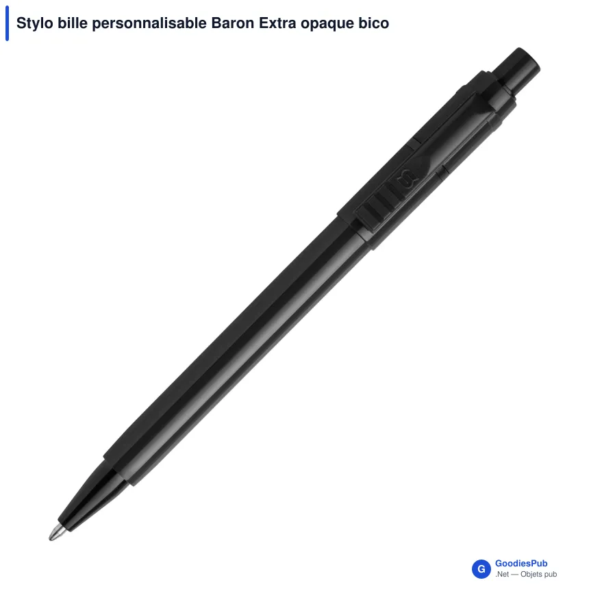 Stylo bille personnalisable Baron Extra opaque bicolore avec logo - Stilolinea - Image 5