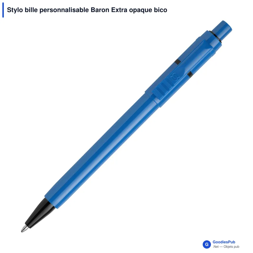 Stylo bille personnalisable Baron Extra opaque bicolore avec logo - Stilolinea - Image 7