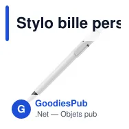Stylo bille personnalisable Baron opaque en ABS avec logo - Stilolinea - Miniature 3