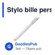 Stylo bille personnalisable Baron opaque en ABS avec logo - Stilolinea - Miniature 5